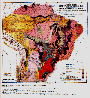 Mapa Geolgico do Brasil de 1938