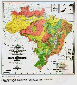 Mapa Geolgico do Brasil de 1942