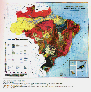 Mapa Geolgico do Brasil de 1971