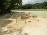 Aspecto geral do sítio da geodiversidade Banho de Argila de Gaibu. Foto: Rogério Valença Ferreira.