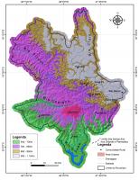 Fig. 6 - Modelo digital de terreno de Uberaba (Imagem Alos Palsar).