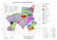 Mapa Geológico do Geoparque Cariri Paraibano. Fonte: Modificado de Lages & Marinho, 2012