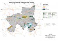 Mapa de Padrões de Relevo do Geoparque Cariri Paraibano. Fonte: Lages et al., 2018.