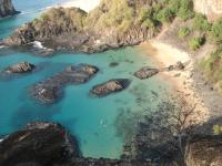 Vista da Baia dos Porcos a partir do mirante. Foto: Rogério Valença Ferreira