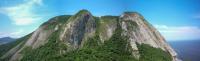 Da esquerda para a direita: Morro do Telégrafo, Pedra da Tartaruga e ao fundo, o Alto Mourão. Foto: Marcelo Ambrosio