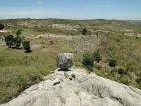 Vista geral da Pedra do Cajueiro em contato com a superfície cimeira da Serra do Ororobá. Foto: Rogério Valença Ferreira.