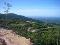 Vista parcial do SESC Tepequém na subida da serra.