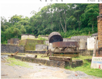 Ruínas  do local onde se beneficiava  o ouro