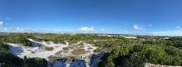 Vista panorâmica da urbanização no entorno do Parque das Dunas, Salvador/Ba. 