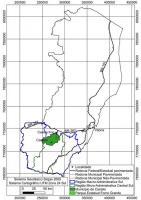 Localização e vias de acesso ao Parque Estadual do Forno Grande, Castelo (ES)
(Autoria da figura: Paulo de Tarso Ferro de Oliveira Fortes)