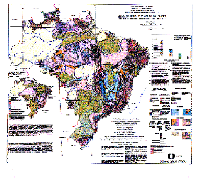 Mapa Geológico do Brasil de 1995